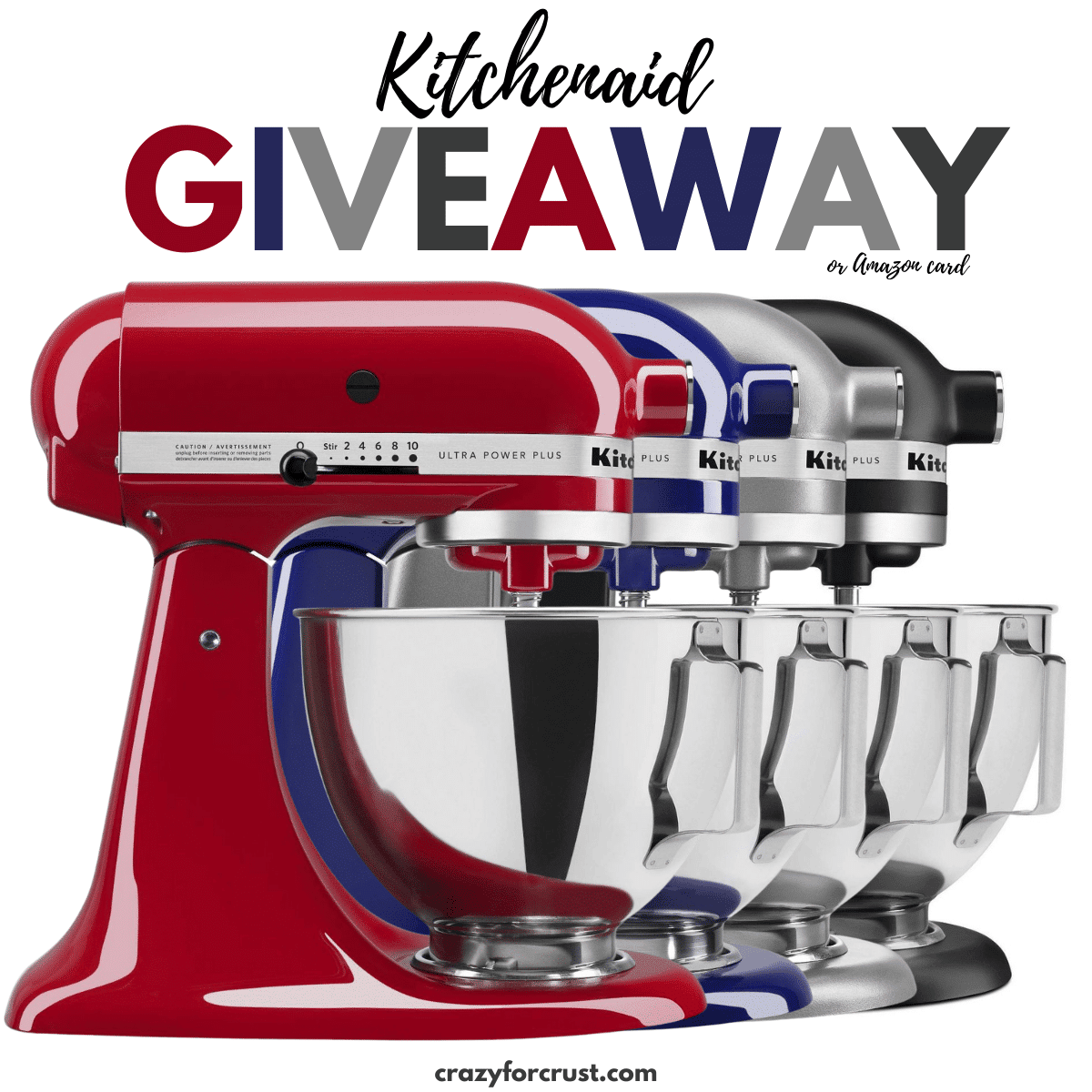 Kitchenaid 4.5Q Tilt Head Stand Mixer OR 350 Amazon Card