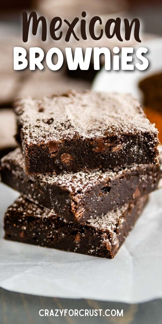 stack of 3 brownies