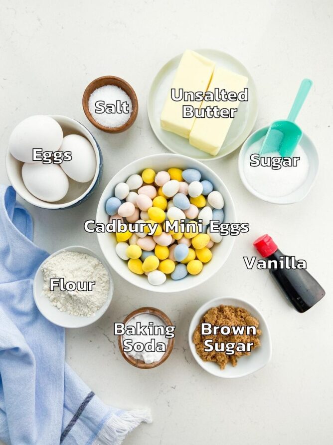 ingredients in cadbury egg cookies