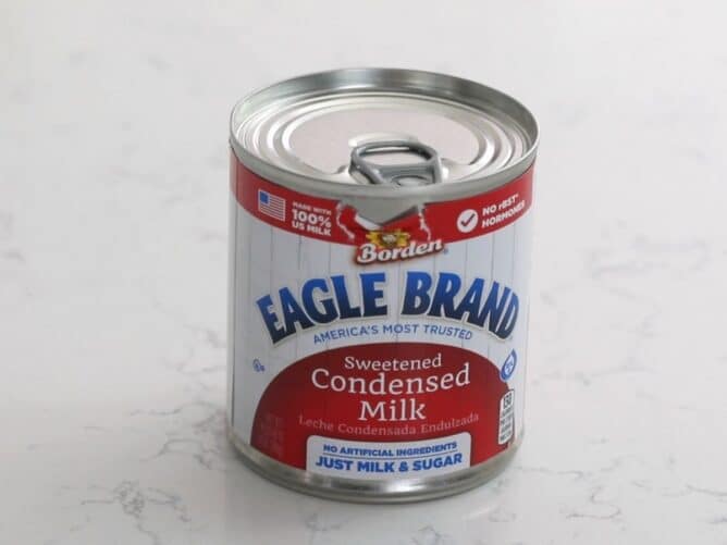 One can of sweetened condensed milk