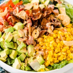 summer salad in bowl