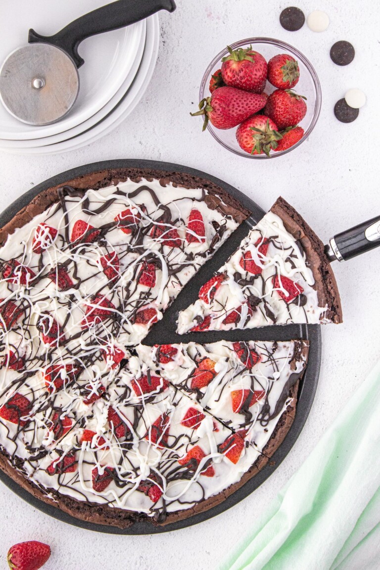 Easy Brownie Pizza Crazy for Crust