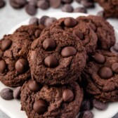 cookies on white plate