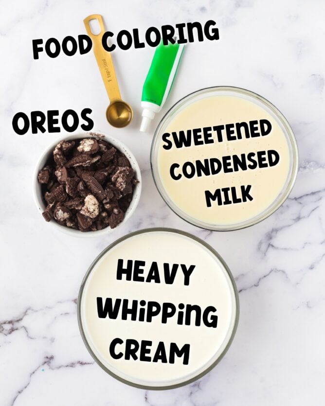 ingredients in ice cream