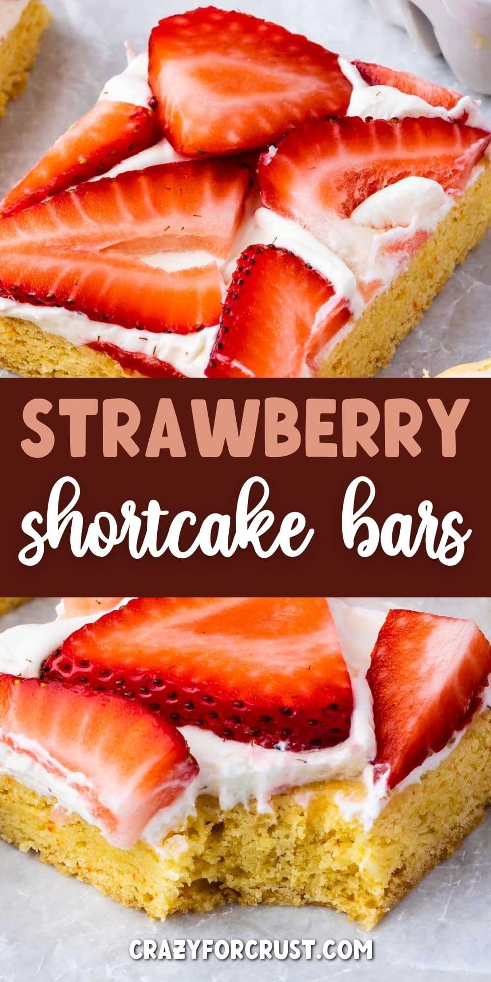 collage of strawberry shortcake bar photos