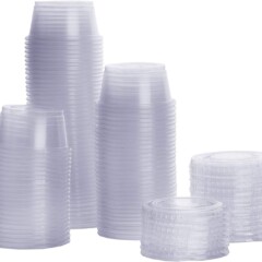 stacks of jello shot cups