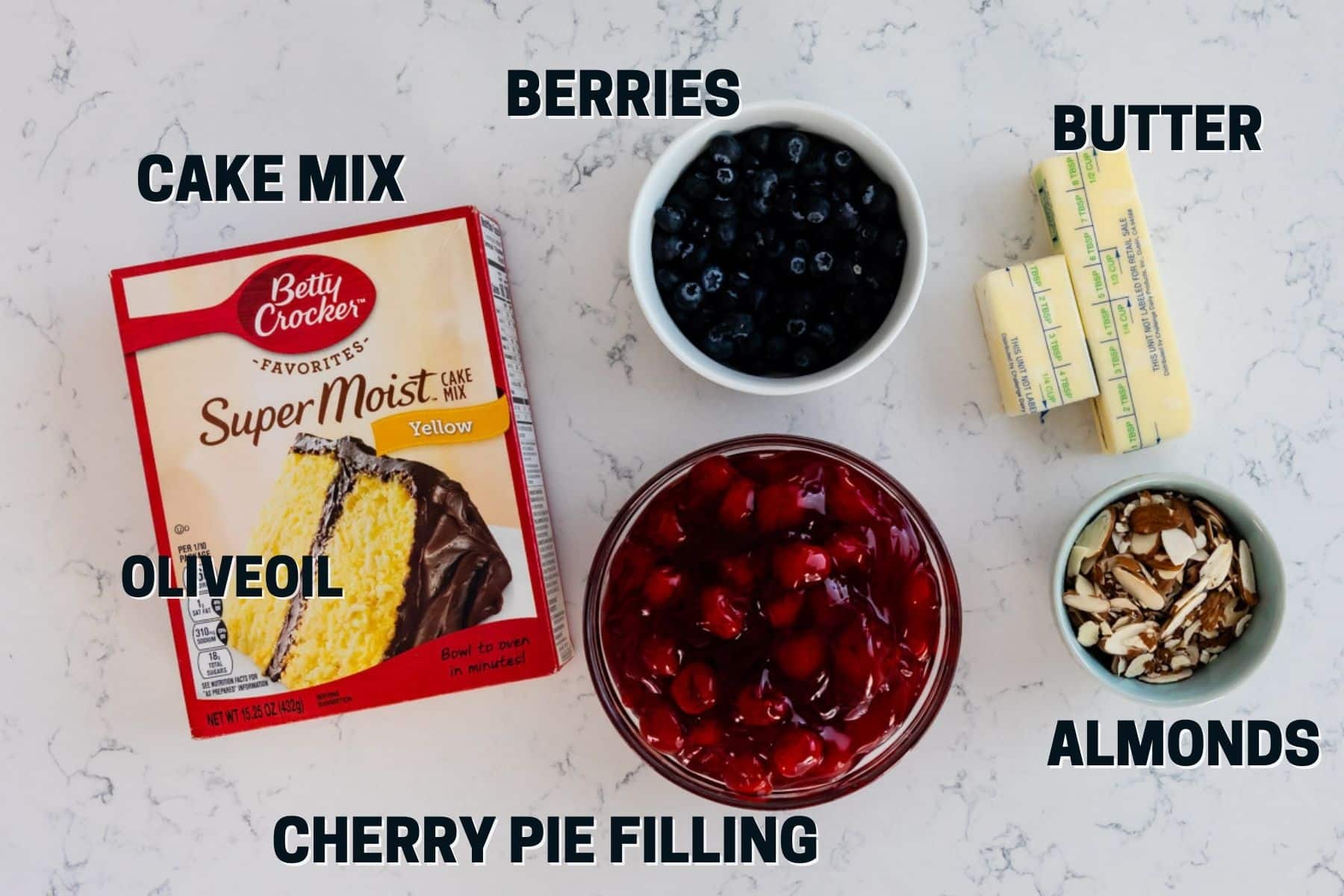 Ingredients in CHERRY DUMP CAKE