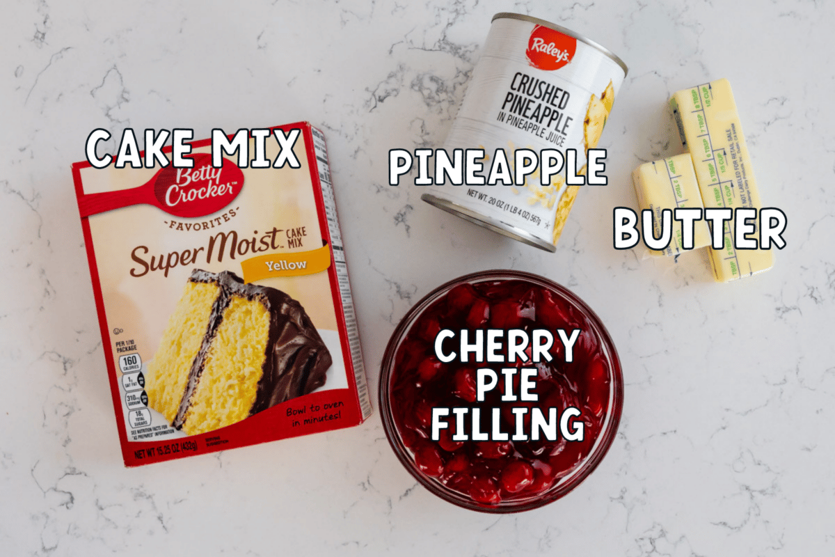 INGREDIENTS IN PINEAPPLE DUMP CAKE