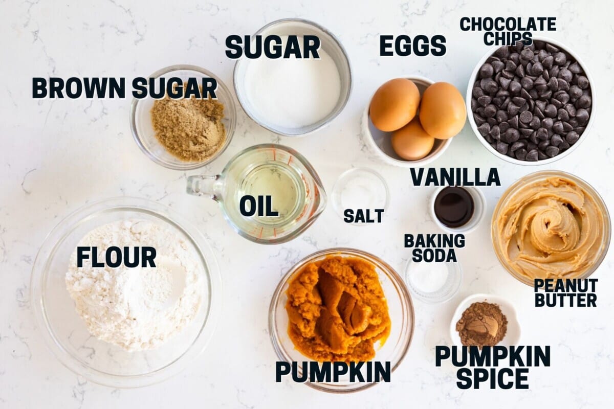 Ingredients in PEANUT BUTTER PUMPKIN BREAD