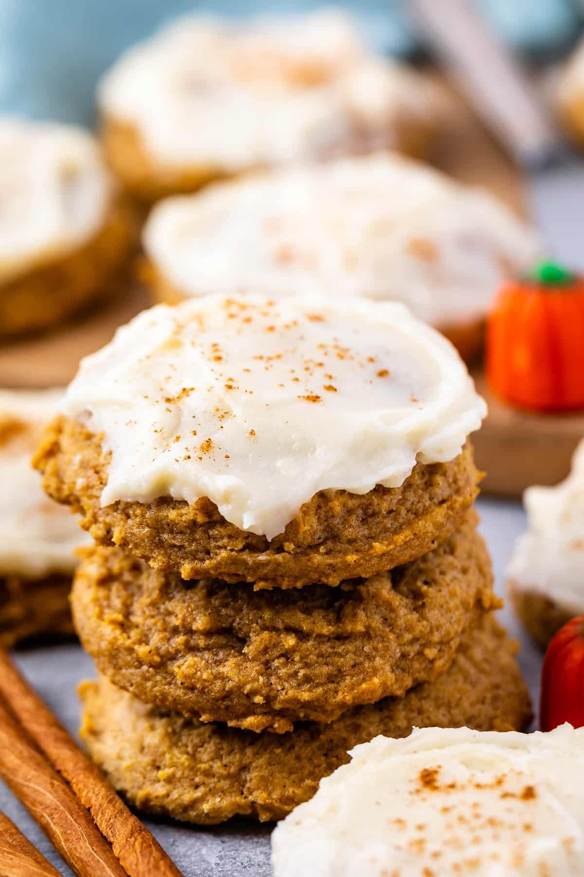 Pumpkin Cookies with Cream Cheese Frosting Recipe-image