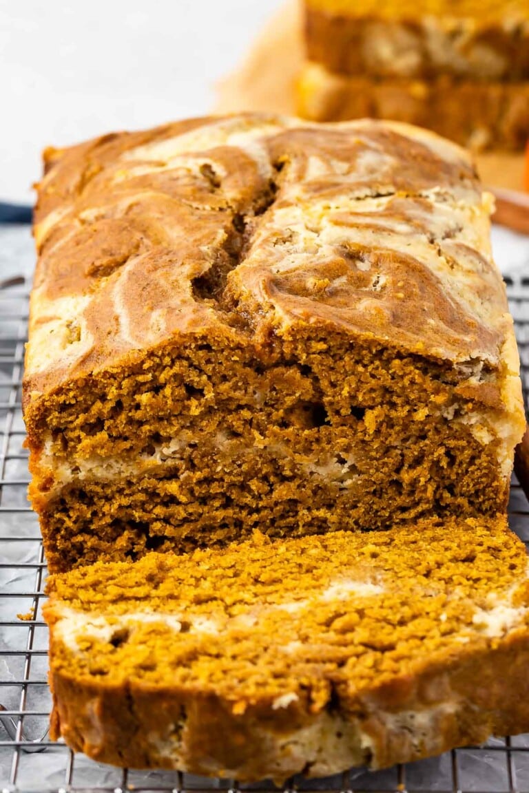 Pumpkin Cream Cheese Bread Crazy for Crust