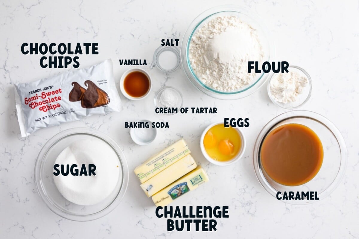 Ingredients in CARAMEL BUTTER BARS