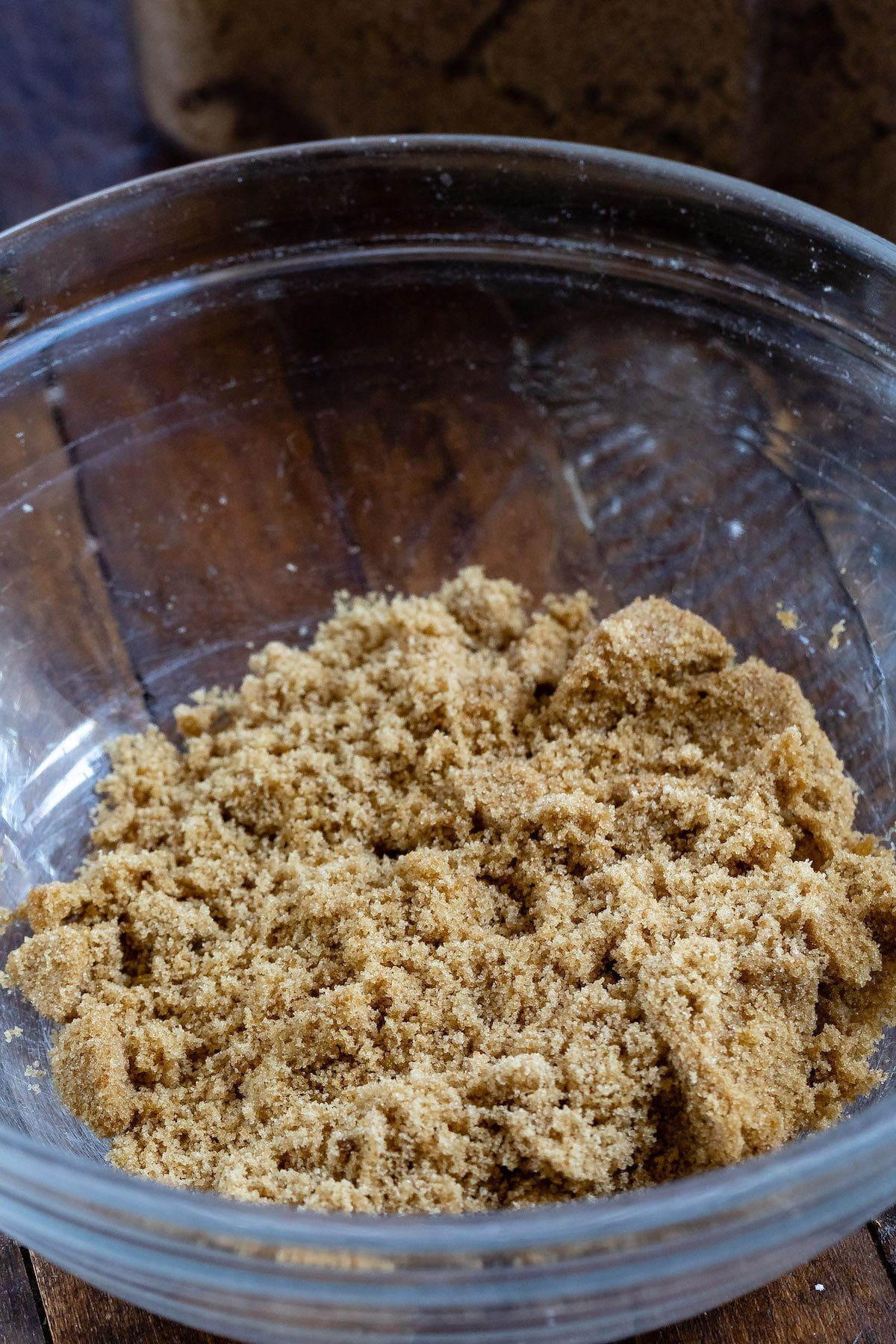 bowl of brown sugar