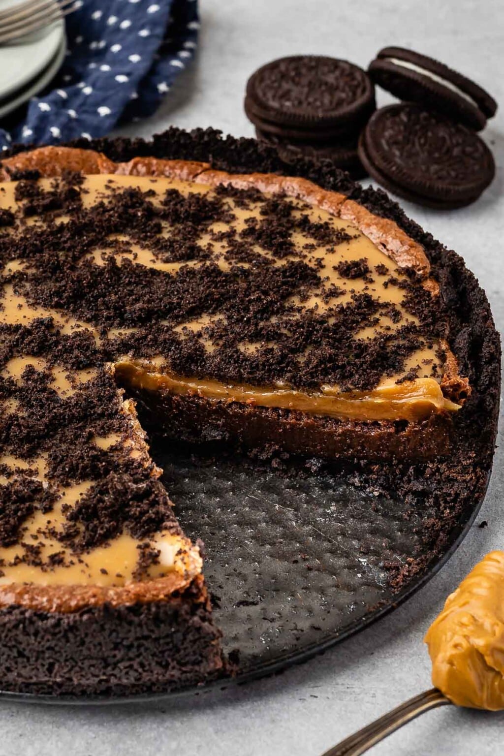 Peanut Butter Brownie Pie Crazy for Crust