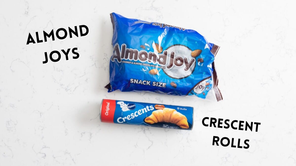 ingredients in almond joy crescent rolls