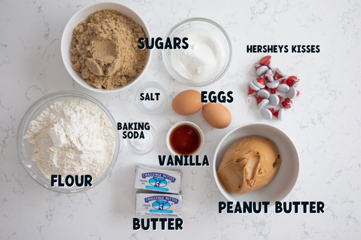 Ingredients in blossom cookies