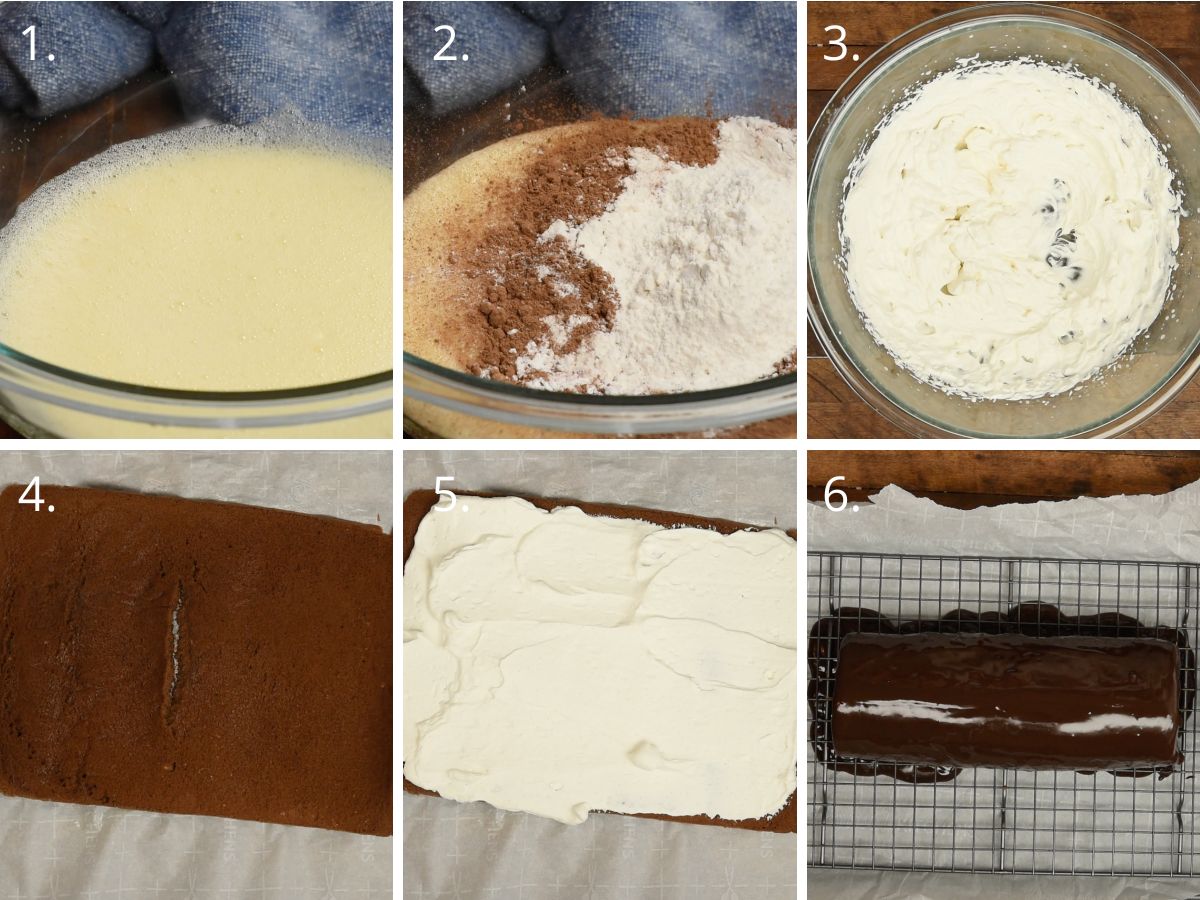 how to make a chocolate cake roll