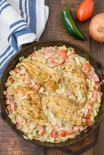 Jalapeño Chicken Skillet Meal (30 min meal) - Crazy for Crust
