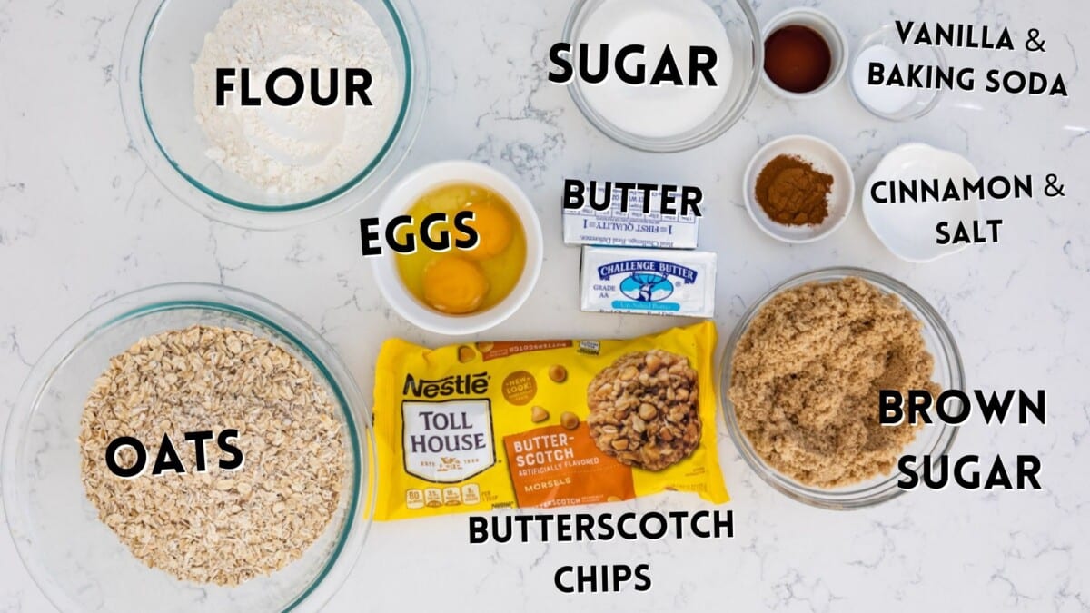 ingredients in oatmeal scotchies