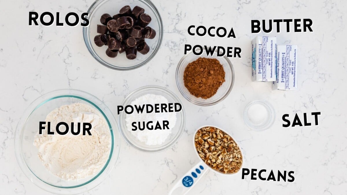 ingredients in rolo snowballs