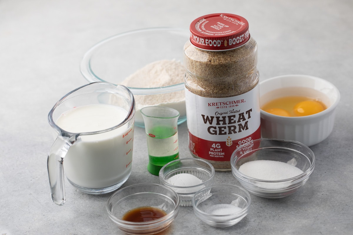 ingredients in wheat germ pancakes