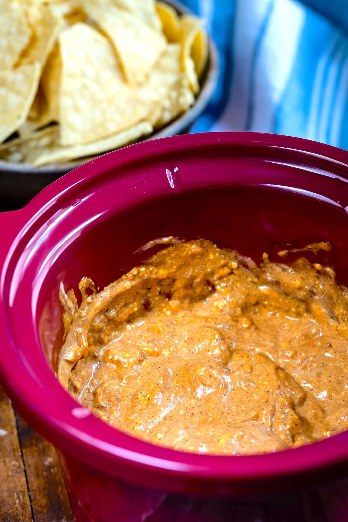 cheese dip in bowl