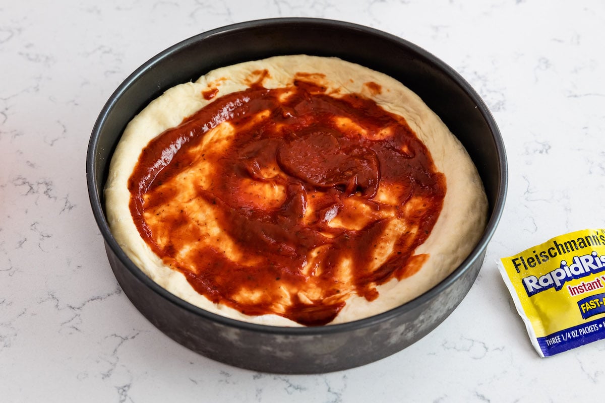 Easy Deep Dish Pizza Dough - The Café Sucre Farine