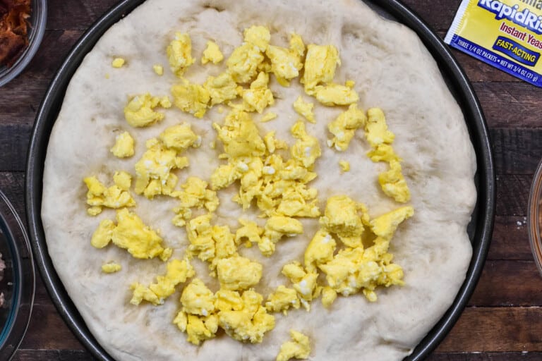 Egg & Sausage Breakfast Pizza Crazy for Crust