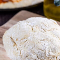 pie dough on a cutting board