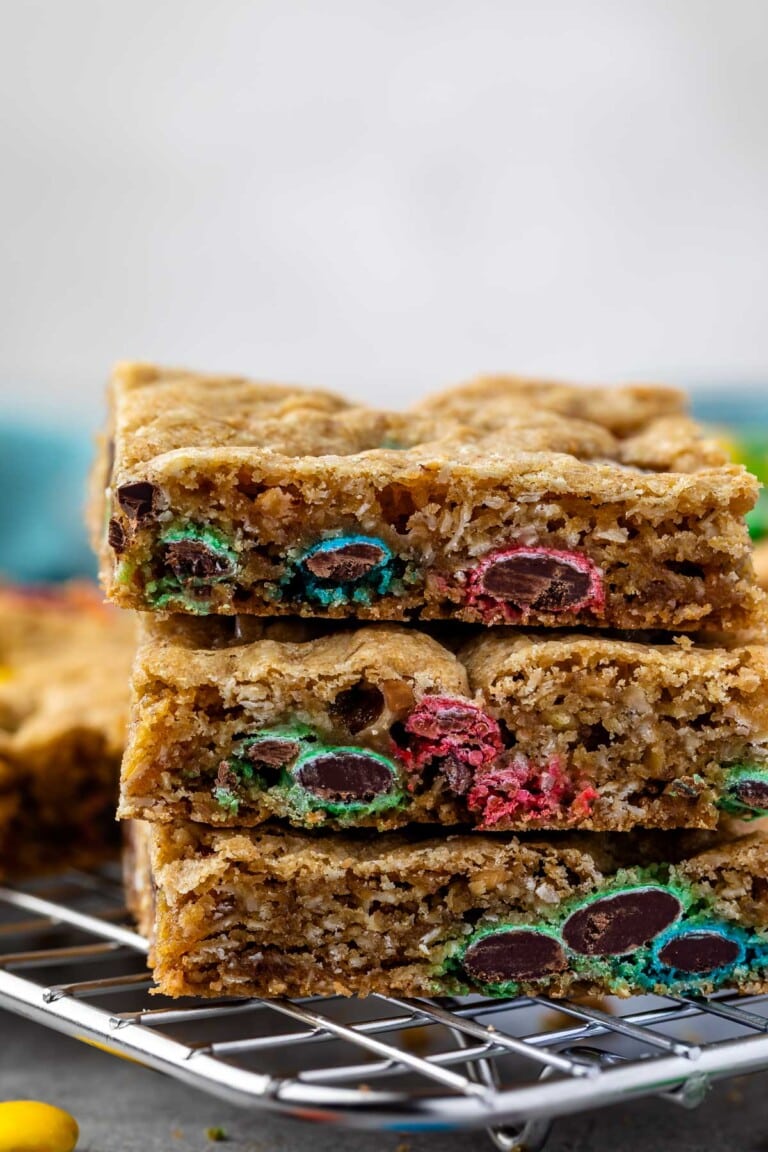 Loaded Oatmeal Blondies Crazy for Crust