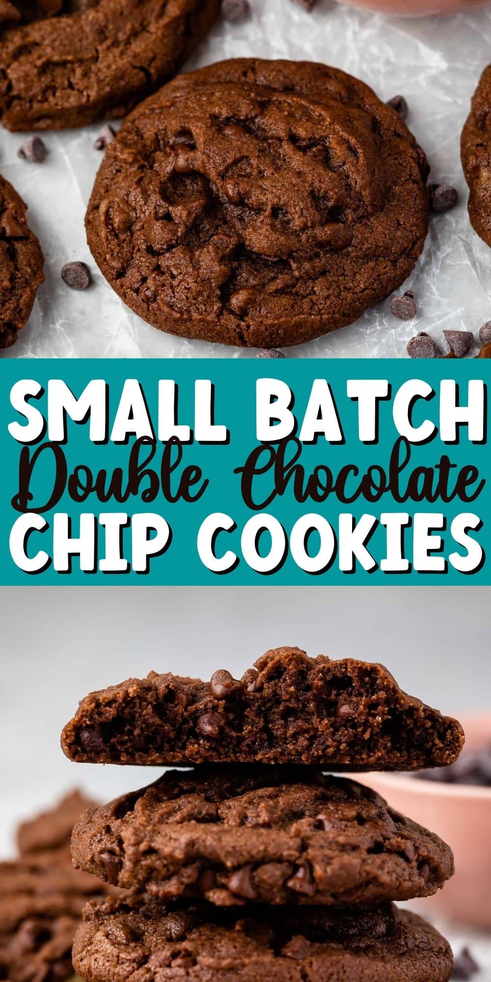 Recipes Small Batch Double Chocolate Chunk Cookies 