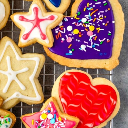 Sugar Cookie Icing that hardens Crazy for Crust