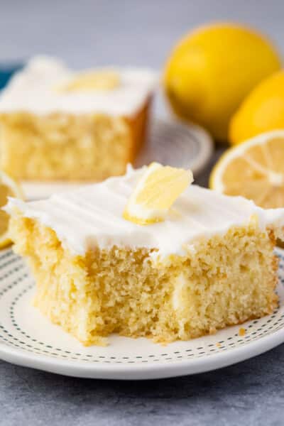 Easy Lemon Cake - Crazy for Crust