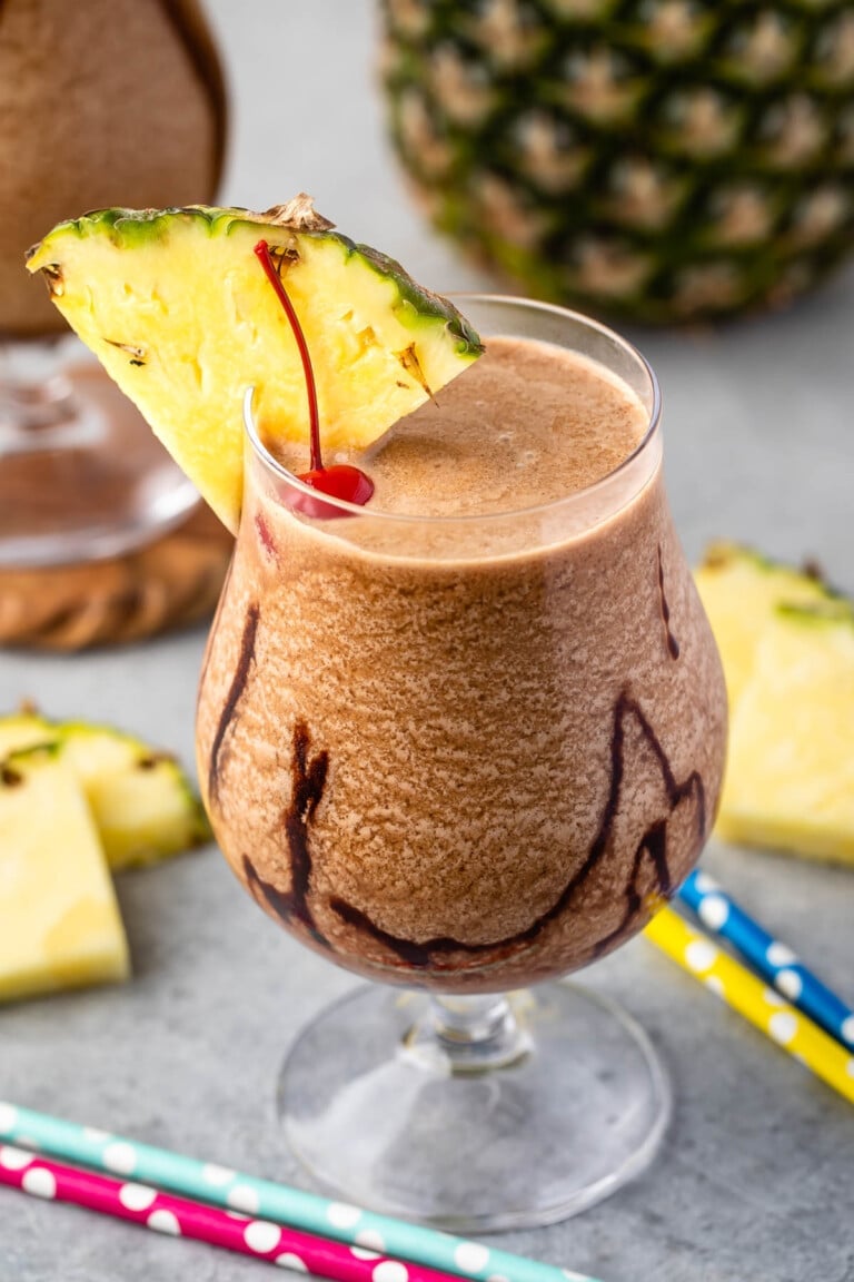 Boozy Chocolate Piña Colada