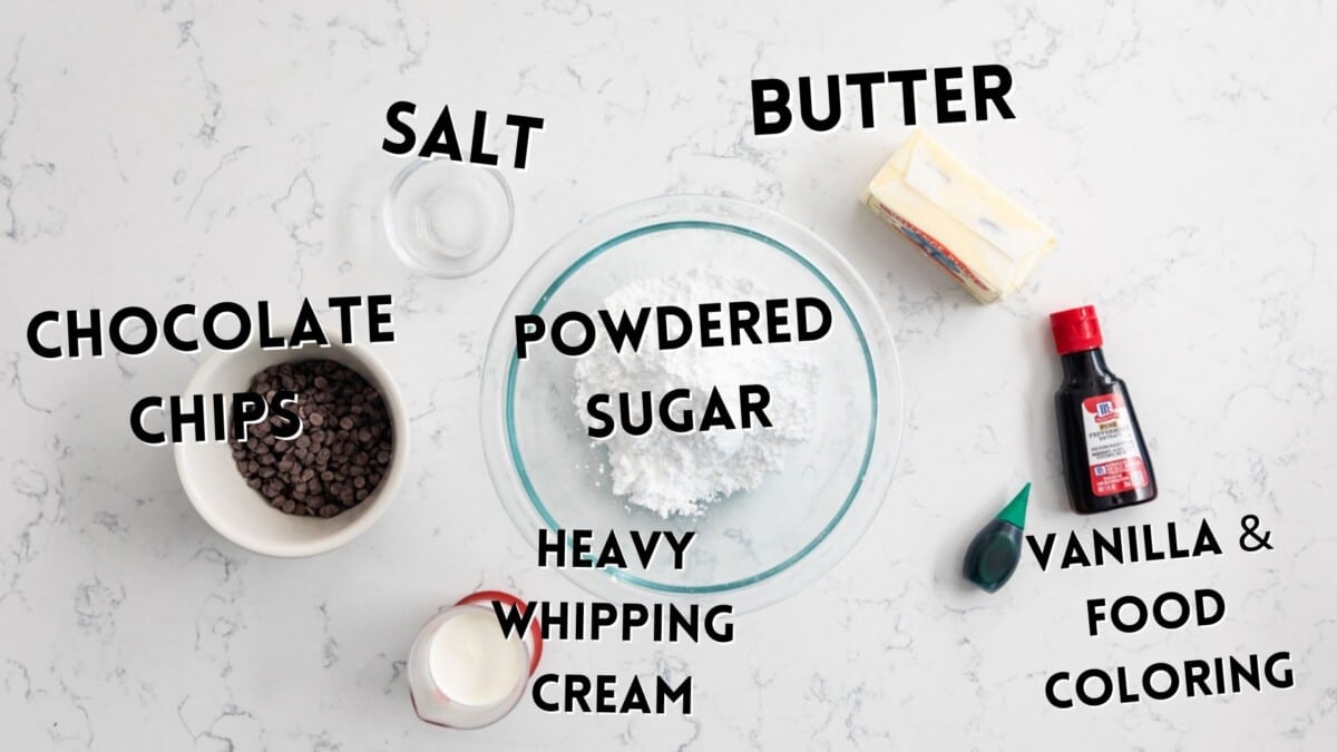 ingredients in mint chip oreos.