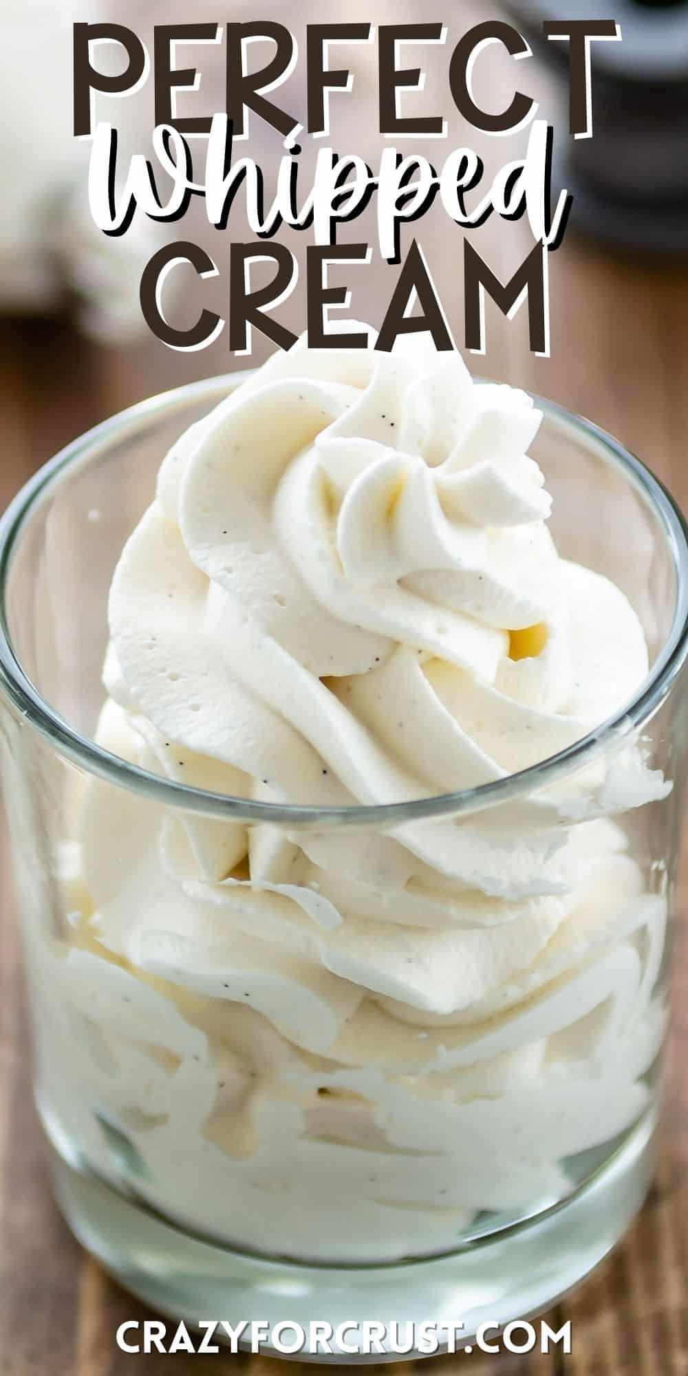 Whipped Cream Recipe