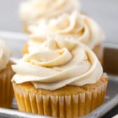 what frosting on a vanilla cupcake.