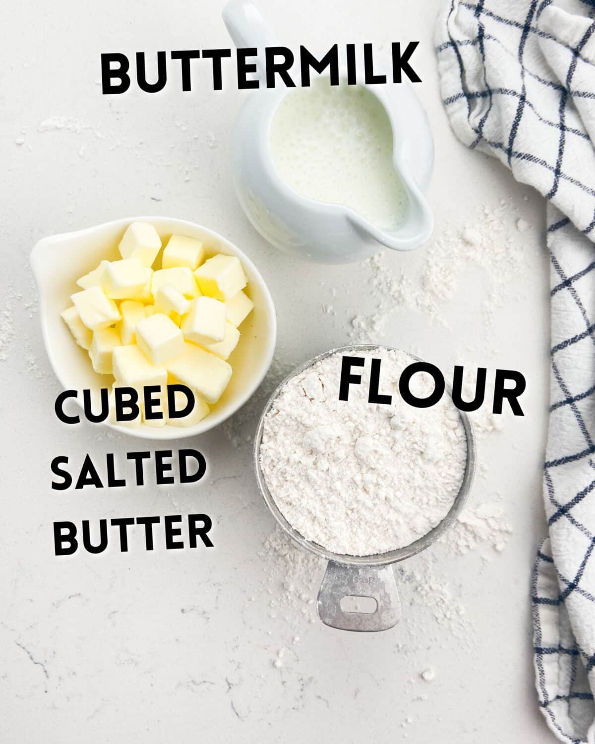 ingredients in buttermilk biscuits.