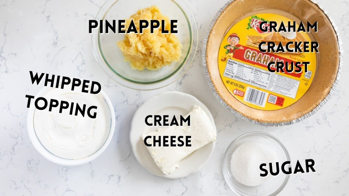 ingredients in pineapple pie.