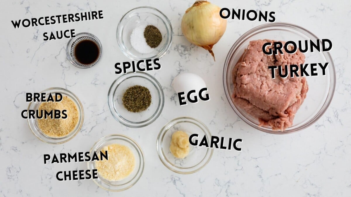 ingredients in turkey meatballs.