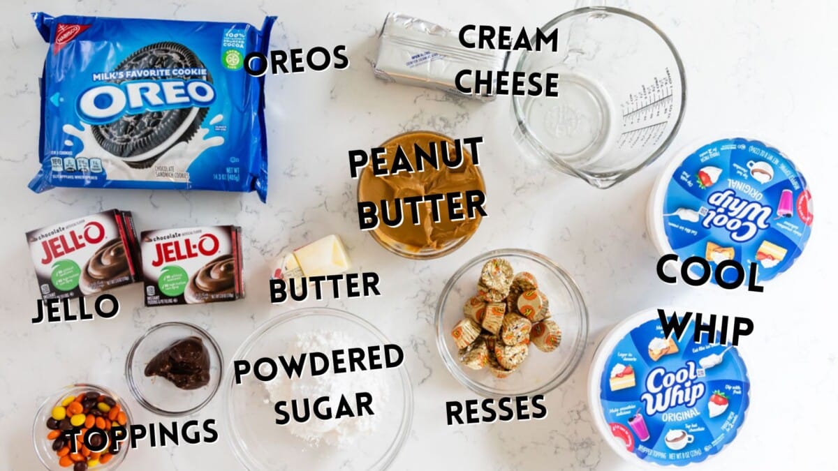 ingredients in peanut butter lasagna.