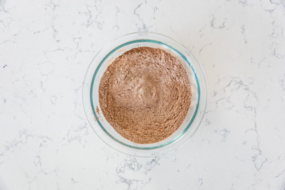 process shot of chocolate macadamia nut cookies.