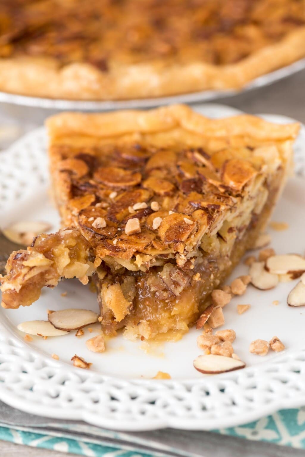 Toffee Almond Pie Crazy for Crust