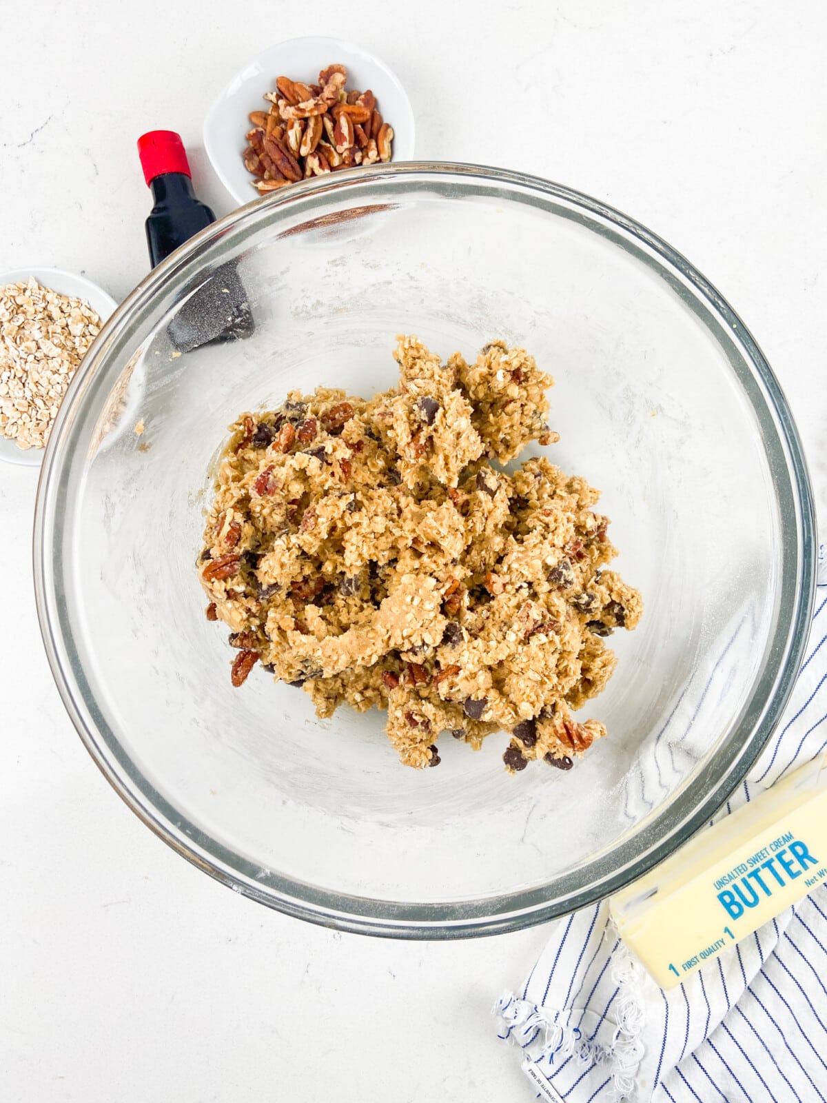 cookie dough in bowl