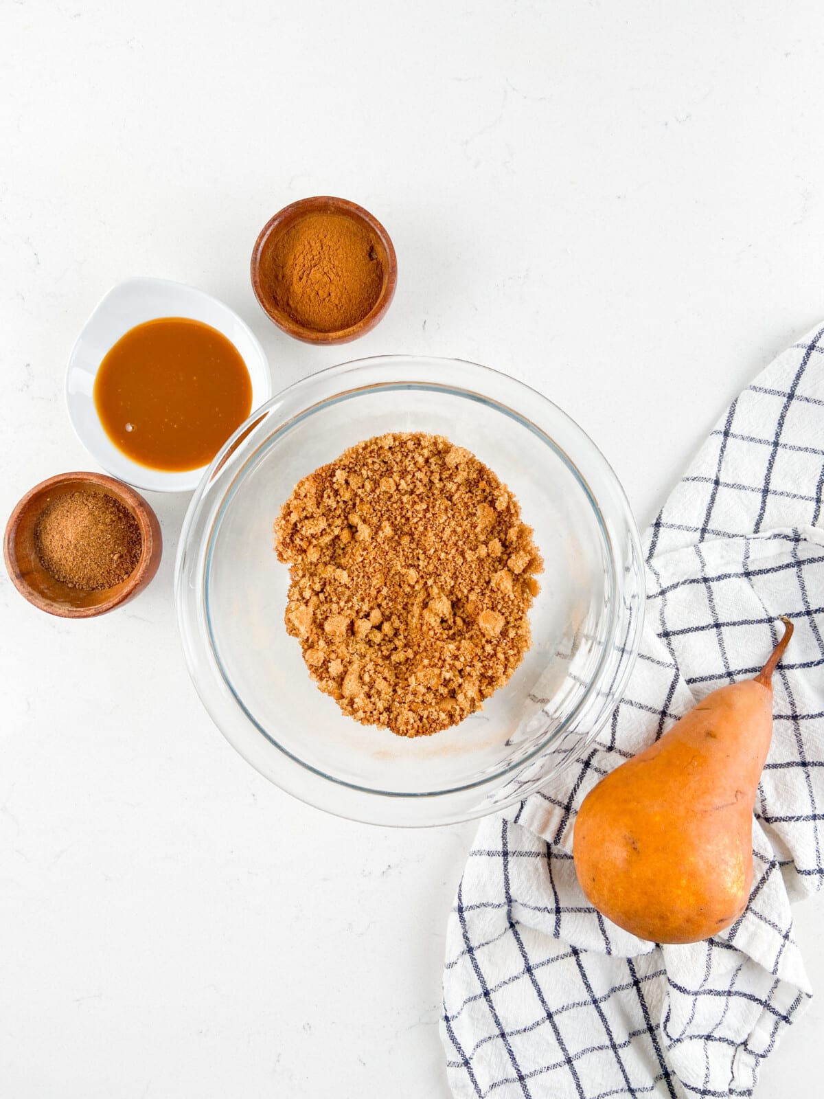 brown sugar and spices in bowl.