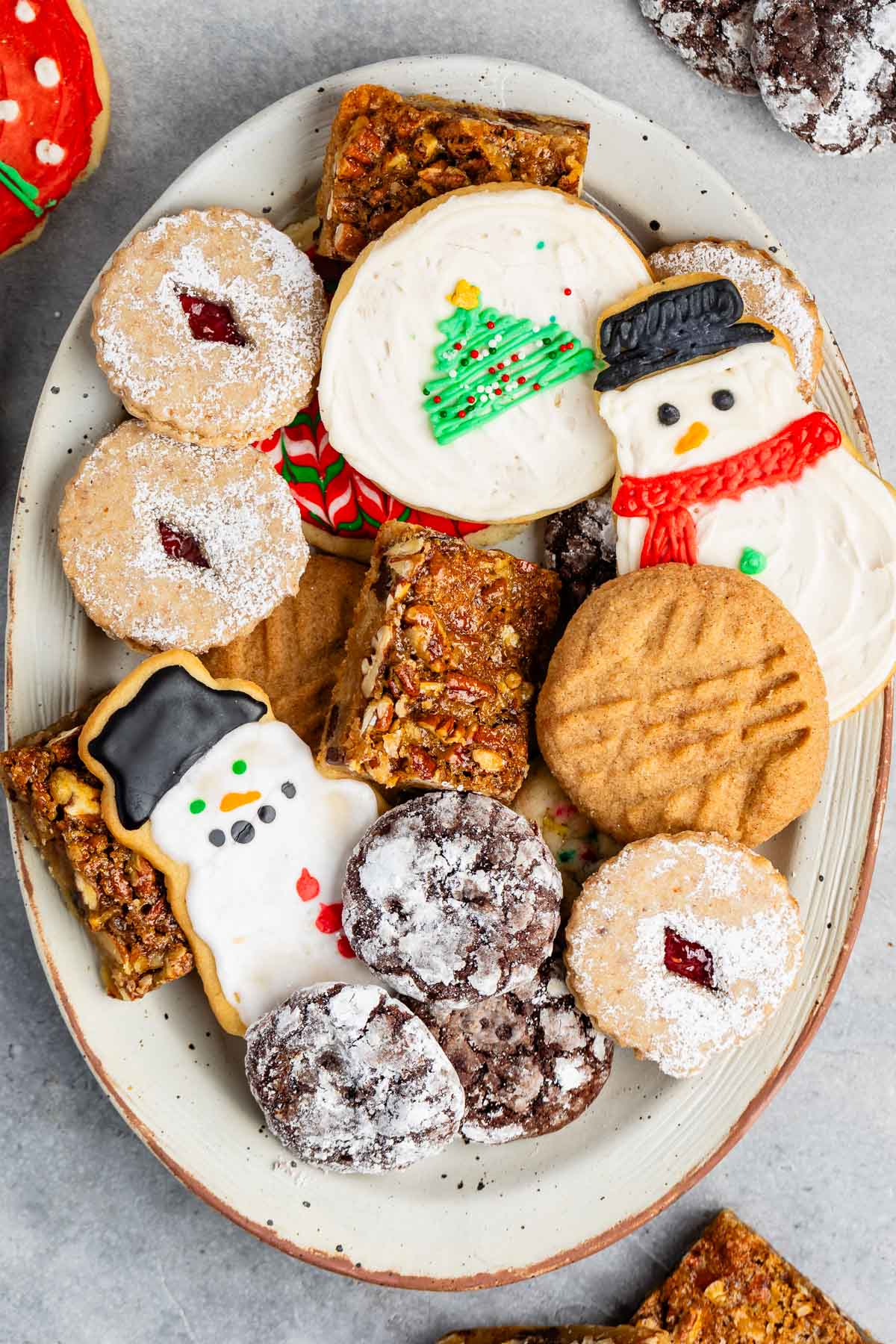 plate of cookies