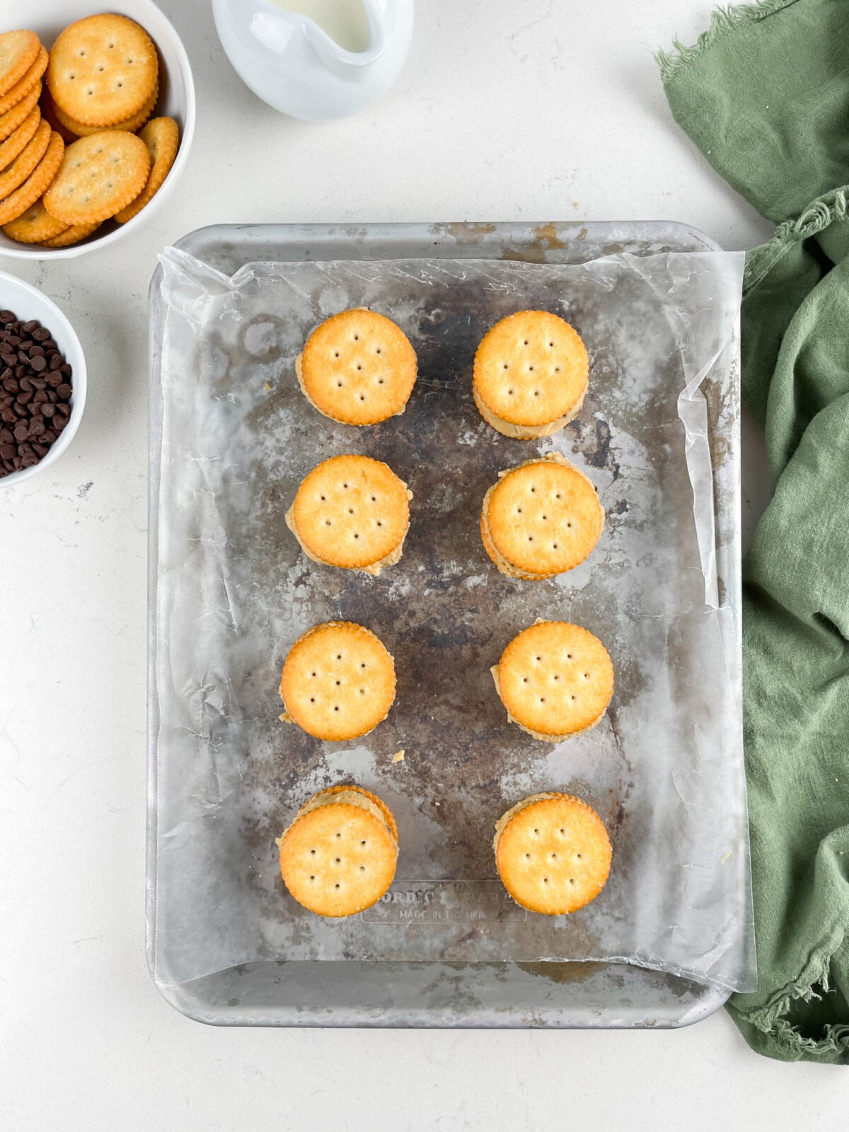 cookies on cookie sheet.