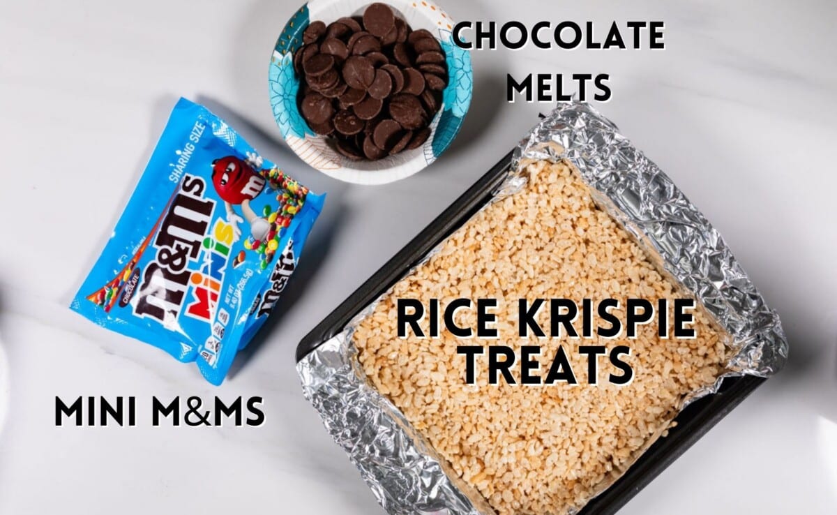 ingredients in Mickey Mouse rice Krispy treats.