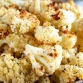 cauliflower in a wood bowl.