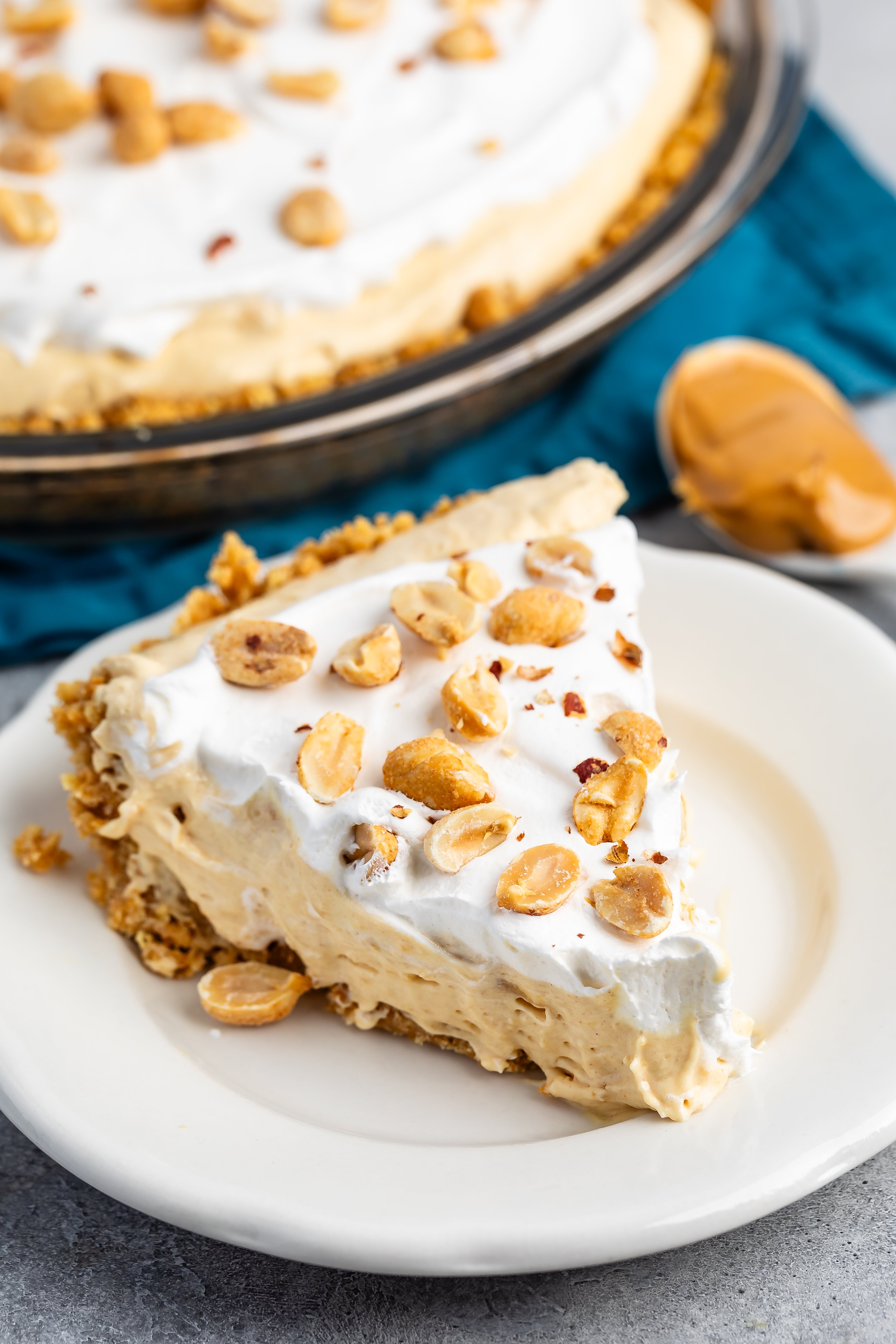 No Bake Peanut Butter Pie